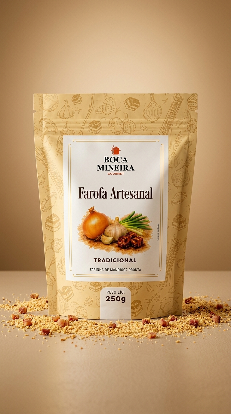 Farofa Tradicional artesanal Boca Mineira